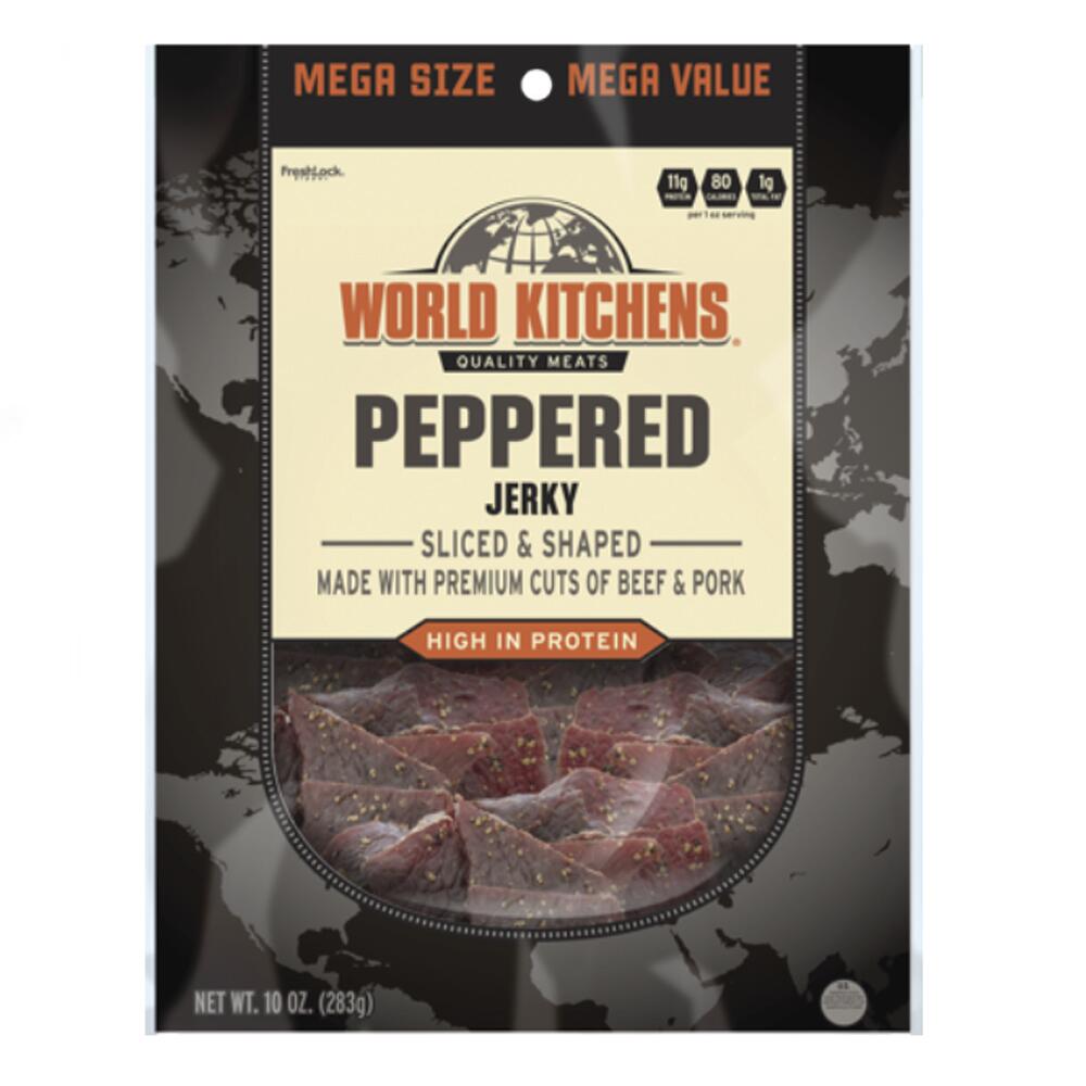 World Kitchens® Peppered Jerky - 10 oz